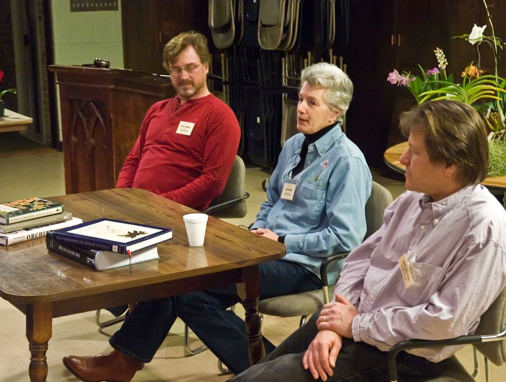 Panel Discussion, Maryland Orchid Society Meeting, January 2010